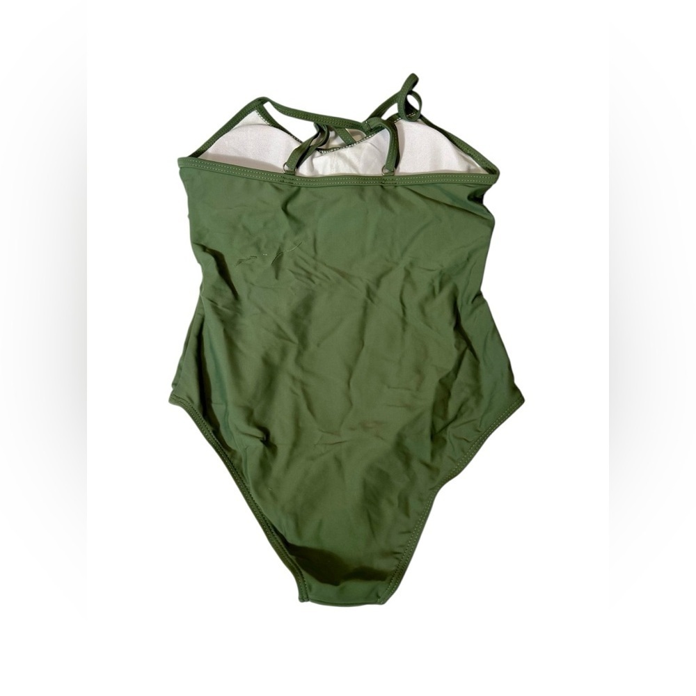 🌴 Tropical Vibes! Girls’ Green Swimsuit + Cover-Up Set | Size 9–10Y - Picture 5 of 12